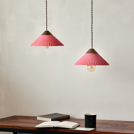 Euri Lighting Artisan Concrete Collection Summit Mountain Pendant Fixture, Olive Green EIN-HL2OG-1100